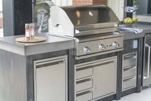 stainless steel stoll outdoor kitchen set