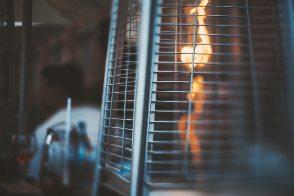 Outdoor Patio Heater close up photo